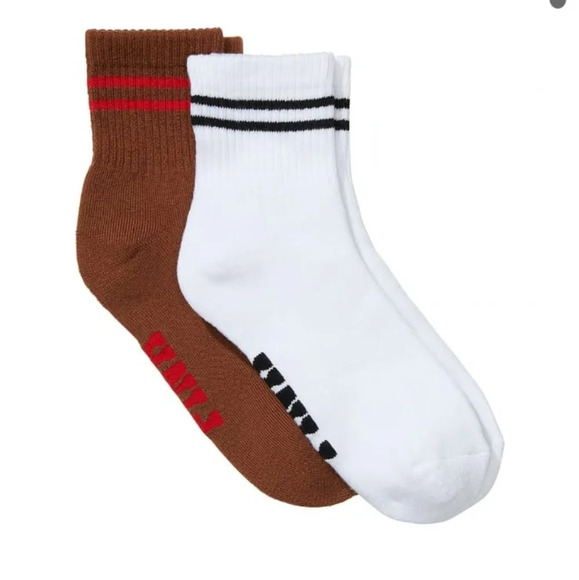 Pink VS  pack of 2 pairs ankle socks new in packaging - Picture 2 of 9